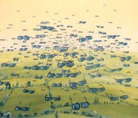 Migration, 1995, oils on canvas, 81 x 68 cm Migration