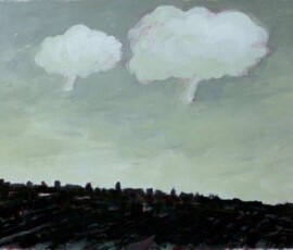 Memory of trees, 2013, oils on paper, 42 x 29 cm Memory of trees, painting by Johann Boom