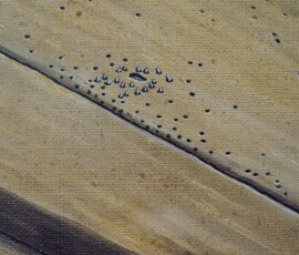 The funeral party (wake for a woodworm), detail Painting by Johann Boom